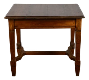 Solid Art Nouveau Table with Extensions