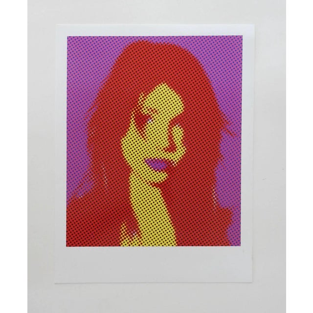 Contemporary 2021 Pop Art giclee dot photograph print by David Grinnell (21st century) Texas. Signed and titled Mandy in...
