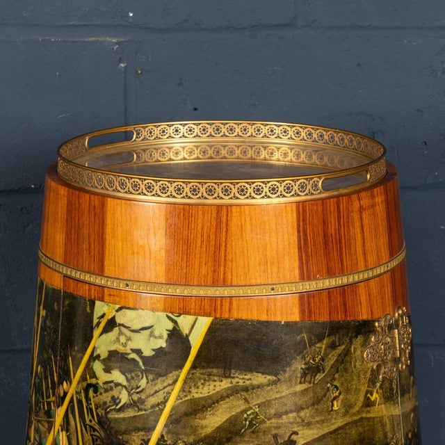 Vintage Italian Illuminating Bar Cabinet by Aldo Tura, 1960 For Sale - Image 13 of 18