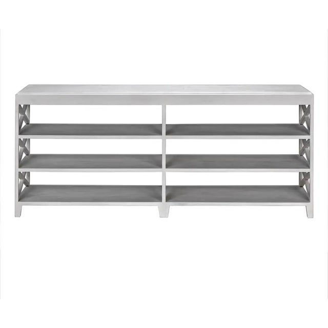 Noir Sutton Console, White Wash For Sale - Image 4 of 5