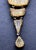 1950s French Articulate Talosel Brooch with Glass Inlay by Line Vautrin Branded For Sale - Image 5 of 9