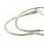 2020s Tiffany & Co. Sterling Silver Elsa Peretti Open Heart Earrings 9.36g, Pair For Sale - Image 5 of 6