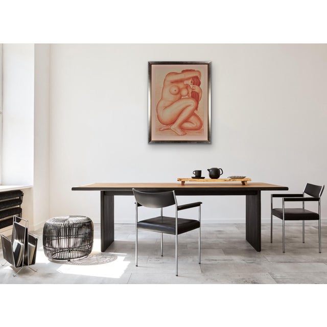 Lucien Gibert, Her Flaming Locks of Auburn Hair, 1930s, Chalk on Paper For Sale - Image 14 of 18