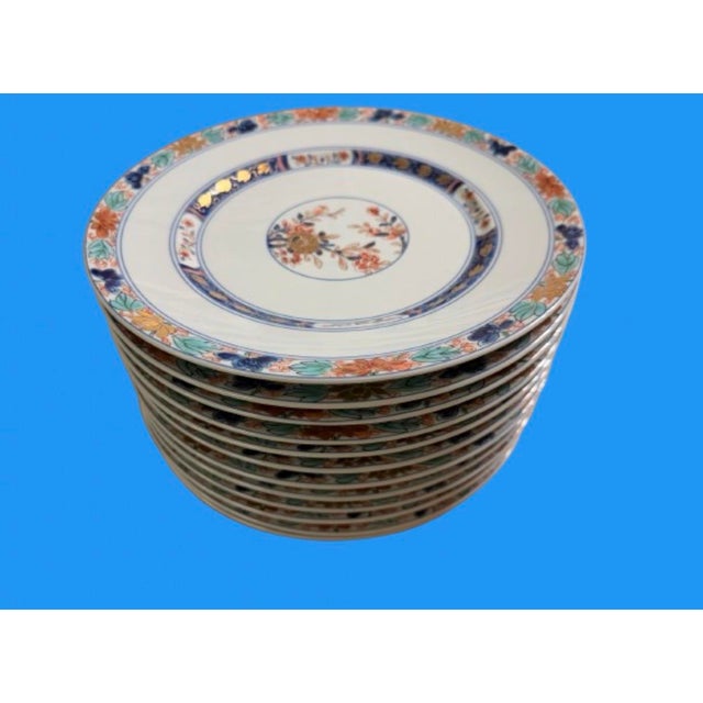 Late 20th Century French Raynaud Limoges “Koutani” Porcelain Dinnerware 12 Place Settings - 61 Pieces For Sale In Miami - Image 6 of 12
