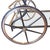 1950s Mid-Century Modern Italian Brass and Glass Bar Cart with Lifting Top Tray, 1950s For Sale - Image 5 of 6