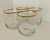 Traditional Vintage Gold Rimmed Old Fashioned Glasses - Set of 4 For Sale - Image 3 of 6
