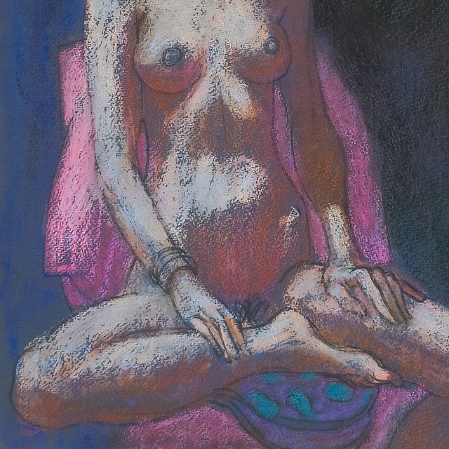 Reflective Nude - Samuel Clayberger, C. 1984 For Sale - Image 4 of 7
