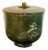 Oxidian Brass Container Vase with Siren Decoration, Italy, 1940s For Sale