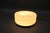 Metal Mid-Century Textured Milk Glass Flush Mount, Czechoslovakia, 1960s For Sale - Image 7 of 10