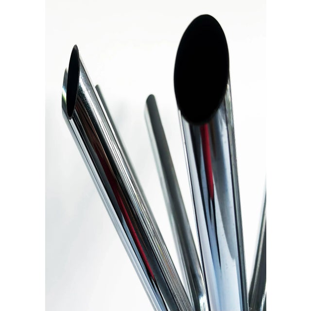 Metal Mid 20th Century Mid-Century Modern George Kovacs Chrome Floor Lamp For Sale - Image 7 of 12