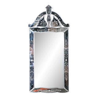 Early 20th Century Venetian Style Tall Wall Mirror For Sale