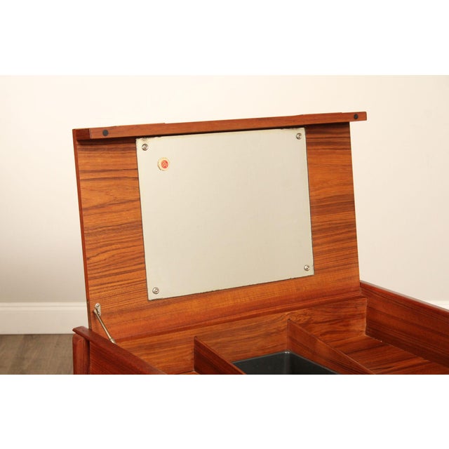 Drylund Dyrlund Danish Modern Teak Dressing Table For Sale - Image 4 of 12