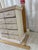Antique C. 1900 Painted Spice Cabinet With 10 Metal-Lined Lidded Drawers For Sale - Image 4 of 12