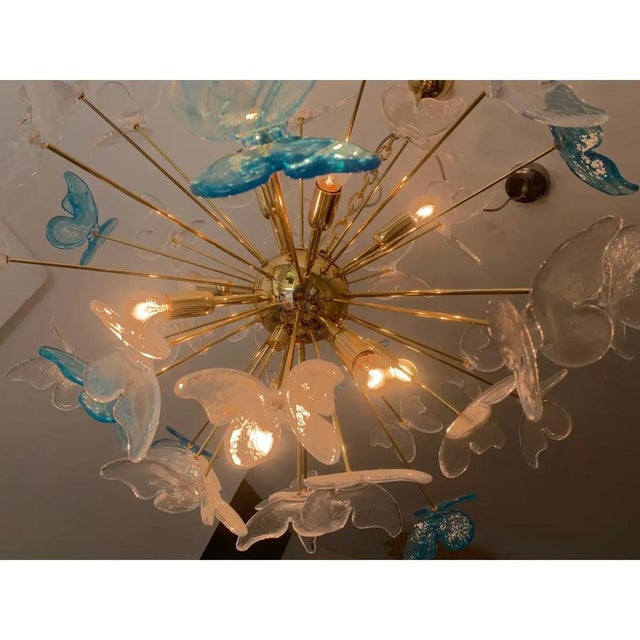 Italian Sputnik Butterfly Chandelier in Murano Glass by Simoeng For Sale - Image 12 of 13