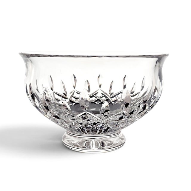 1950s Waterford Lismore Ftb6 Footed Crystal Bowl 6", Gothic Mark, Ireland For Sale - Image 5 of 9