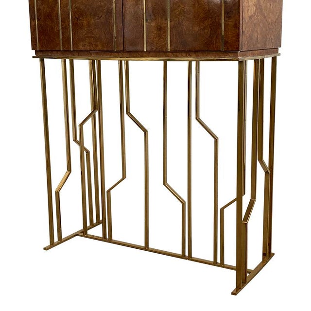 Briar Bar Cabinet, 1980s For Sale - Image 9 of 11