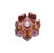 Gorgeous Lotus Flower which open & Close with solitaire Diamond and Enamel S 6.5 For Sale - Image 14 of 18