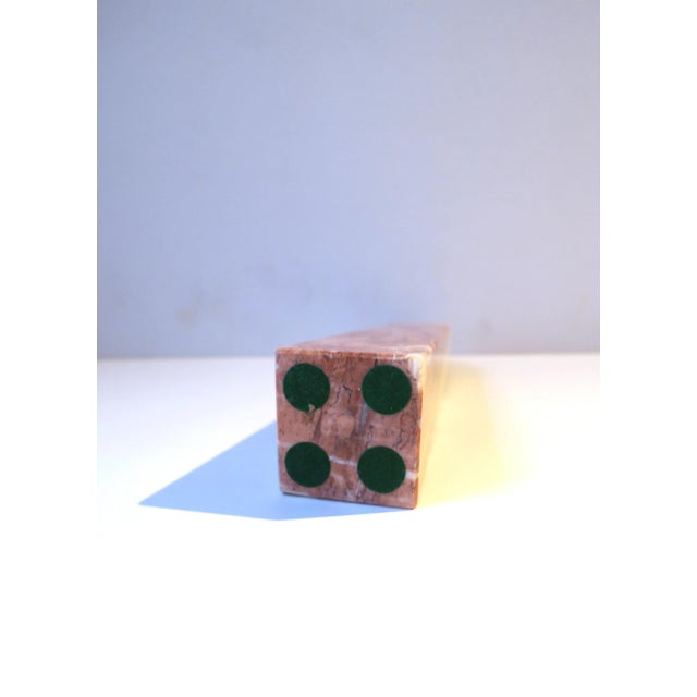 Italian Pink and White Marble Obelisk For Sale - Image 12 of 13