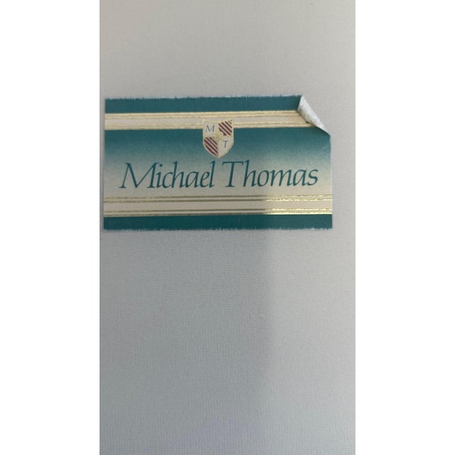 1990s Michael Thomas French Country Bergère Chair For Sale - Image 11 of 11