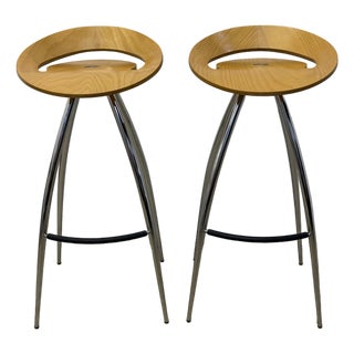 Sigurdur Thorsteinsson Lyra Bar Stools for Magis, Italy - A Pair For Sale