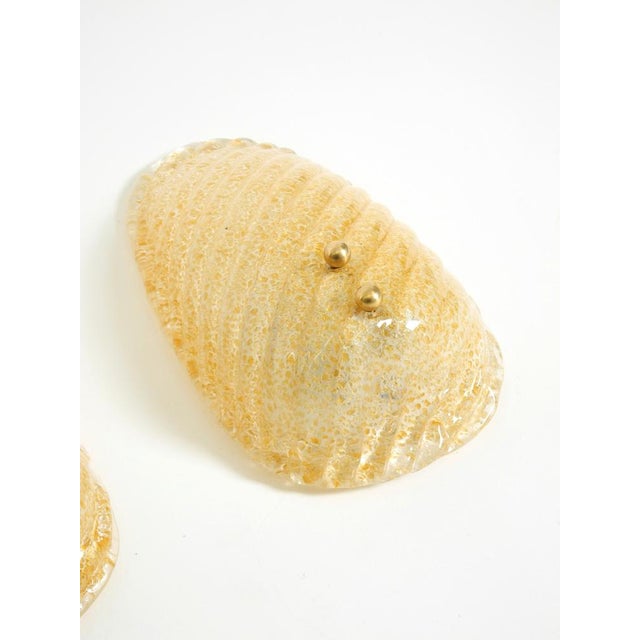 Wall Lights in Gold-Colored Glass from Hufnagel-Leuchten, 1960s, Set of 2 For Sale - Image 6 of 18