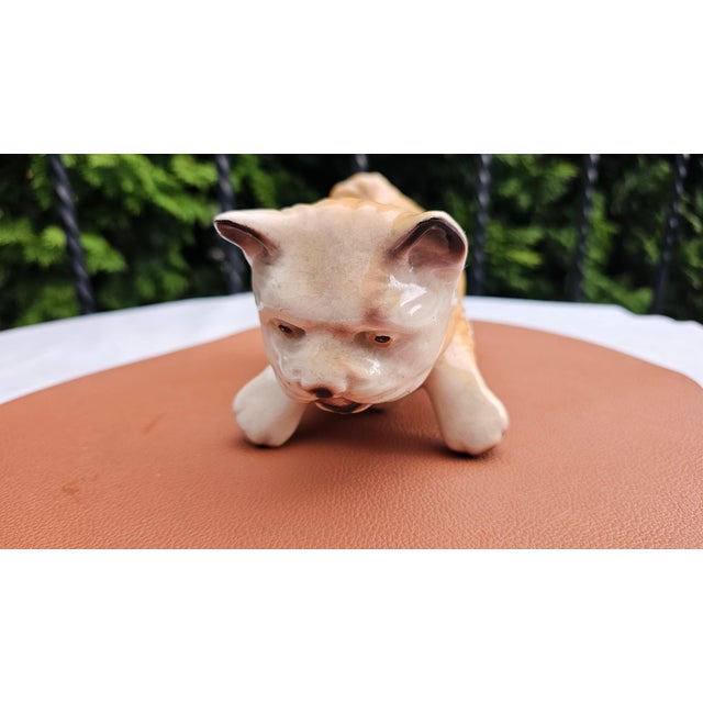 Vintage Porcelain Dog, Połonne, Ukraine, 1970s For Sale - Image 6 of 8