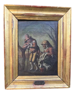 After Andries Both, Burlesque Genre Scene, 17th Century, Oil on Canvas