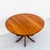 Restored Mid Century Modern Round Walnut Pedestal Base Dining Table For Sale - Image 12 of 14