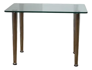 Glass and Chrome Coffee Table