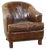 Vintage Leather Lounge Chair For Sale