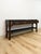 Brown Vintage Console Table Harden Traditional Brass Pulls Hall Entry Table Sofa Table For Sale - Image 8 of 14