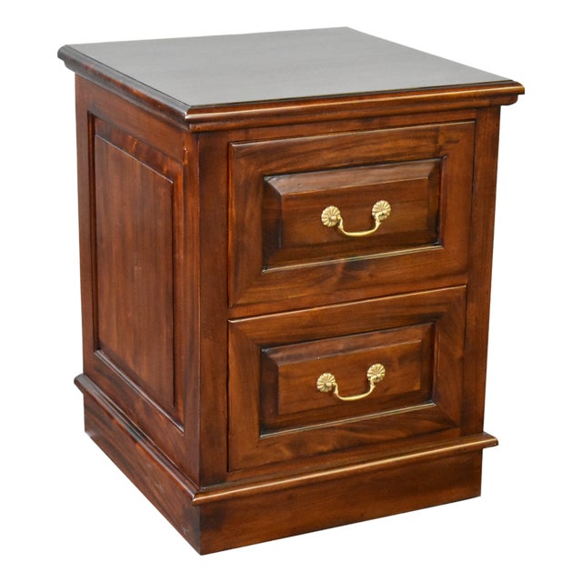 Legacy 2 Drawer File Cabinet - Brown Walnut For Sale