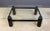 1990s Kaiser/Newman Coffee Table W/Porcelain Insulators, Black Aluminum and Wood Base For Sale - Image 5 of 10