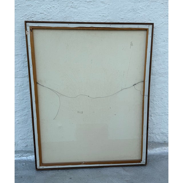 Lee Reynolds 1960s Lee Reynolds Flora Still Life Canvas Painting 51” X 41” Mid Century Modern For Sale - Image 4 of 9