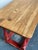 Red Vintage Ralph Lauren Red Distressed Console Table For Sale - Image 8 of 12