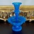 Antique mid-19th century epergne by Boston & Sandwich Glass Co., dating to circa 1860. Rendered in a rich blue glass, this...