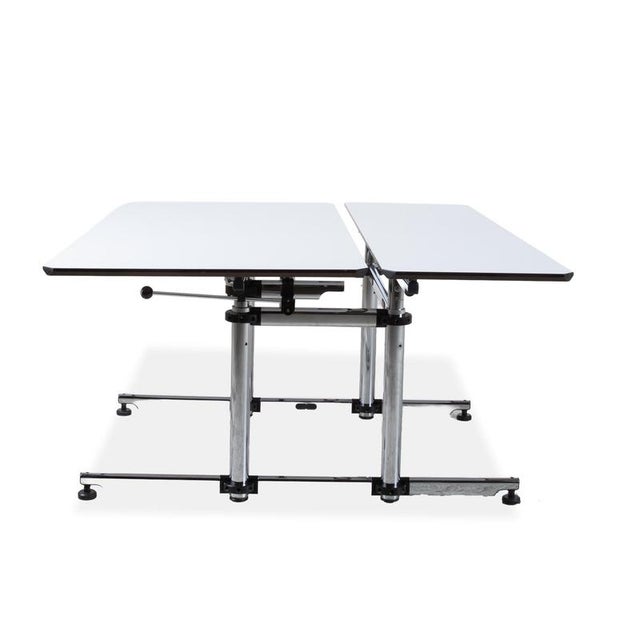 Wooden Kitos Desk in White Chrome from USM For Sale - Image 15 of 16