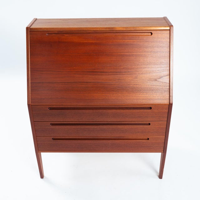 1960s Vintage Model 63 Secretaire in Teak by Kai Kristiansen, 1960s For Sale - Image 5 of 18