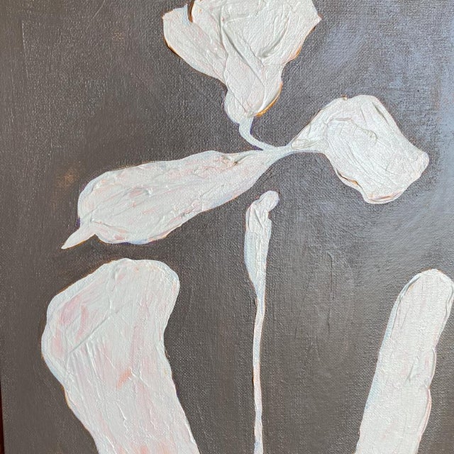 Medium: Acrylic on canvas board Frame Size: 14.5” x 17.5” Orientation: Vertical Style: Minimalist, modern, botanical,...