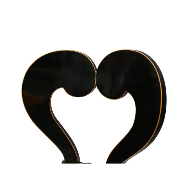 Josef Danhauser Fine Pair of Ebonized Biedermeier Side Chairs For Sale - Image 4 of 5