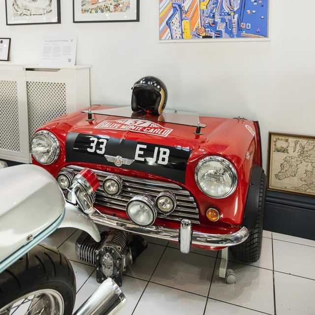 Metal Monte Carlo Rally Replica Mini Front End Desk, 1960s For Sale - Image 7 of 18