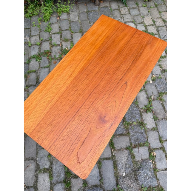 Teak Chest of Drawers with Shell Handles, Denmark For Sale - Image 10 of 11