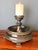 1970s Patinated Brass Hurricane Candle Holder by Chapman For Sale - Image 11 of 12