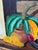 1990s Original Acrylic Painting of Marigold Cupboard, Signed Circa 1990's For Sale - Image 5 of 12