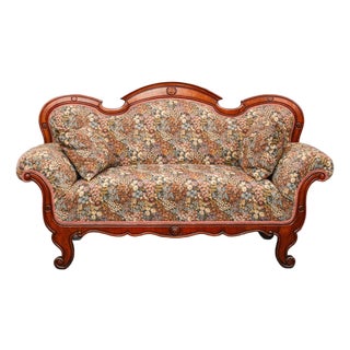 Biedermeier Sofa in Mahogany, Mid-19th Century For Sale