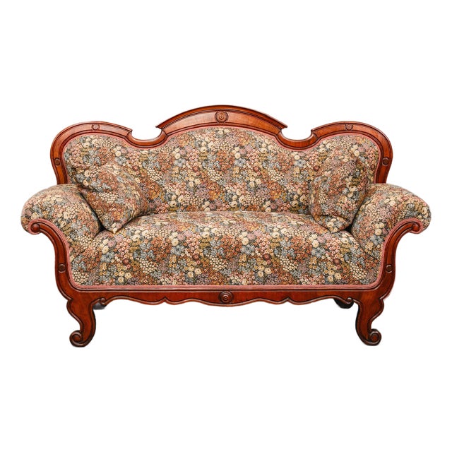 Biedermeier Sofa in Mahogany, Mid-19th Century For Sale