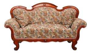 Biedermeier Sofa in Mahogany, Mid-19th Century