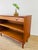 1960s Vintage 1960s Danish Modern Teak Mini Credenza Cabinet With Bookshelf For Sale - Image 5 of 16