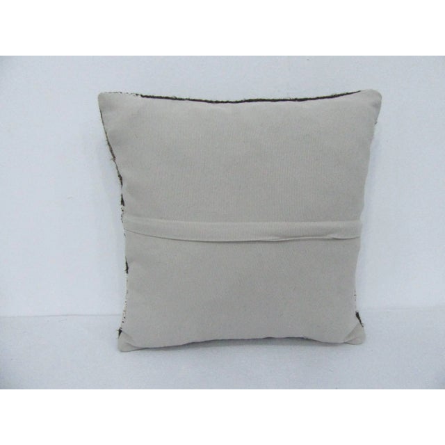 Boho Chic Striped Kilim Cushion Cover For Sale - Image 3 of 4