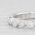 New Beverley K 0.40ctw Diamond Ring 14k White Gold Wedding Band Stackable For Sale In Greensboro - Image 6 of 8